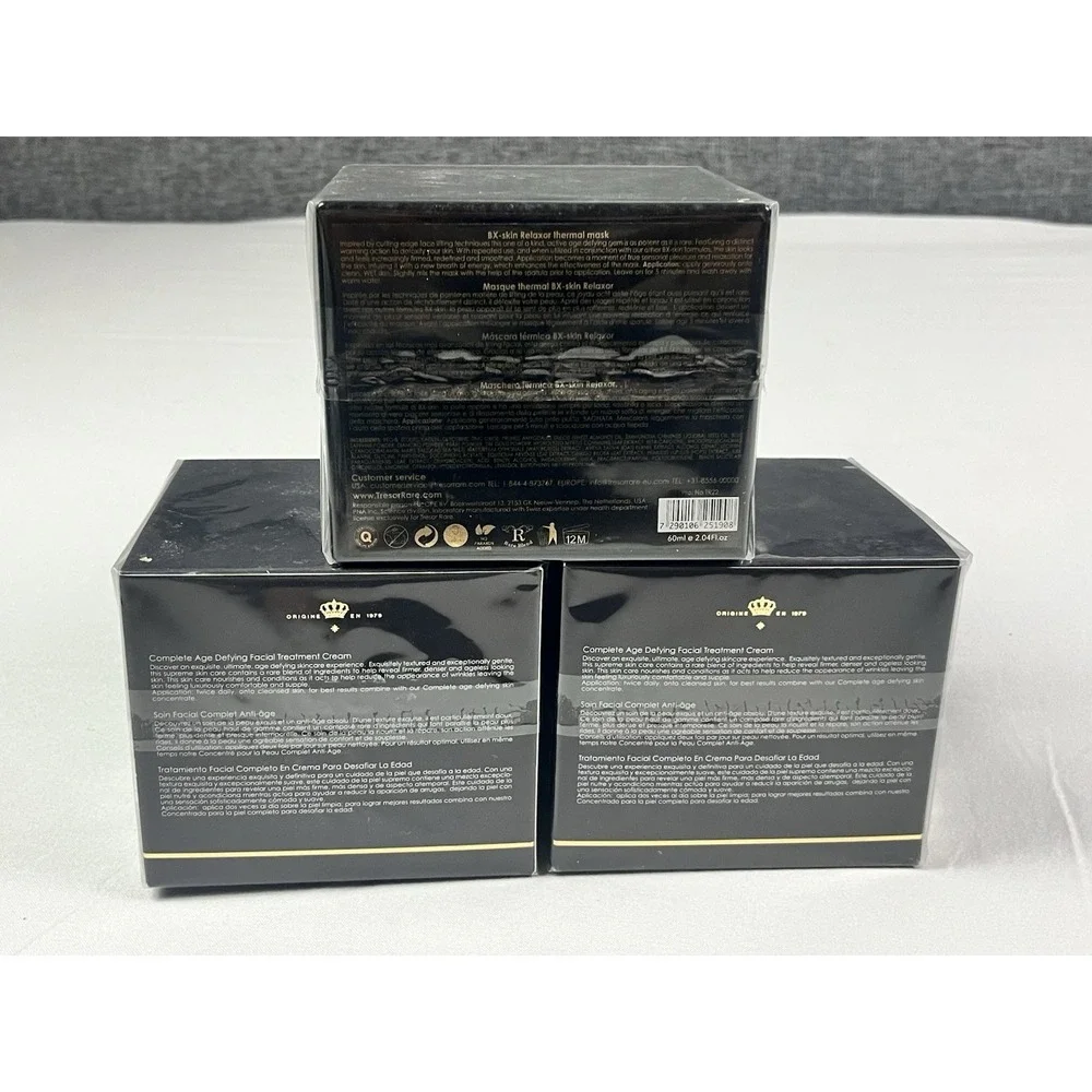 Tresor Rare De Premier‎ Thermal Mask Age Defying Facial Cream 2.04oz/60ml 3 Pack